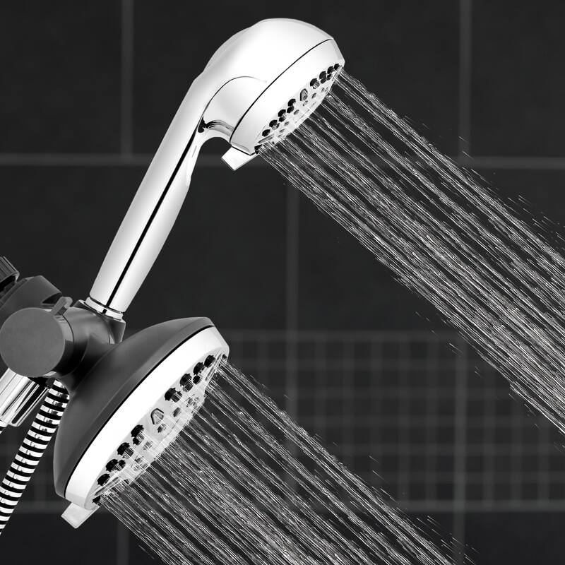 6+ Mode Powerpulse Massage Dual Shower Head System On Sale Bed Bath & Beyond 39042798