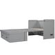 preview thumbnail 10 of 12, Full Murphy Bed with USB Ports, Large Drawers and Metal Handles