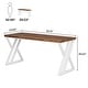 preview thumbnail 10 of 28, 55" Heavy Duty Computer Desk, Office Desk