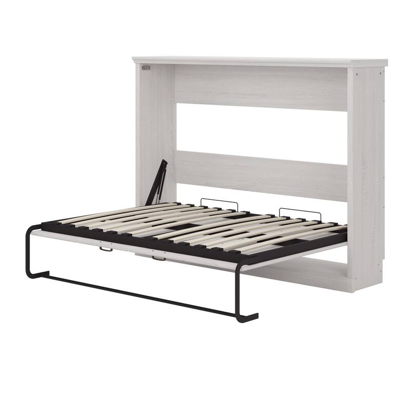 Twin/Full Murphy Bed Wall Bed, Folding into a Cabinet, Space Saving Bedroom Furniture for Multipurpose Guest Room, Home Office