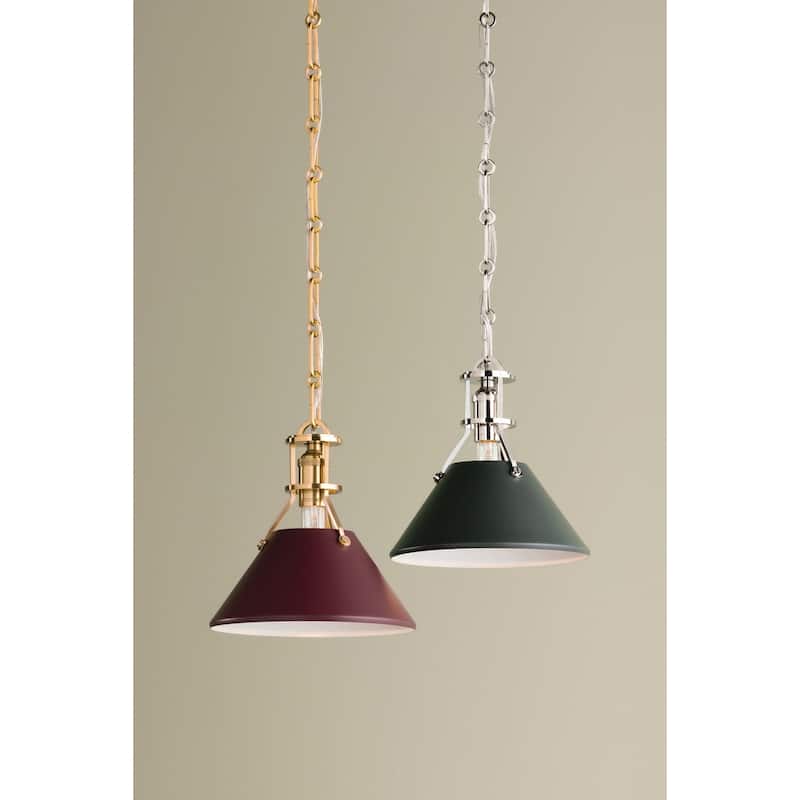 Hudson Valley Lighting Painted No.2 10" Wide Mini Pendant