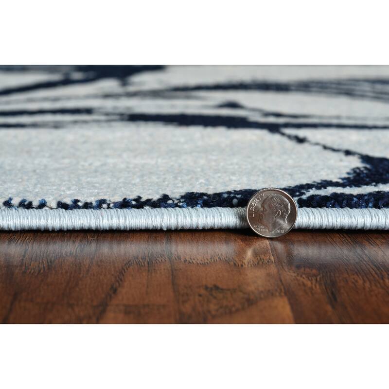 KAS Watercolors Mid-Century Marble Rug