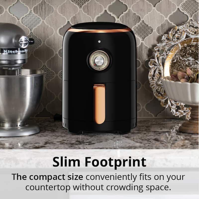 Aria Premium 2 Qt. Retro Style Ceramic Air Fryer - 2QT.