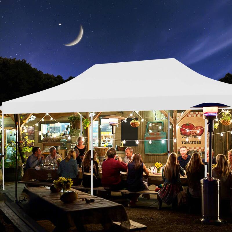 Costway 10 x 20FT Pop up Canopy Outdoor Canopy Tent with 6 Sidewalls - See Details