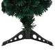 preview thumbnail 25 of 40, vidaXL Christmas Tree Decoration Artificial Slim Tree with Stand Fiber Optic