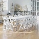 preview thumbnail 4 of 43, 2 Pack Kids White Resin Folding Chair with Vinyl Padded Seat - 12.25"D x 13.25"W x 21"H