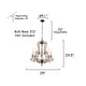 preview thumbnail 31 of 30, Bella Depot 5-Light Vintage Distressed Wood Pendant Light, Retro French Country Chandelier