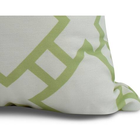 16 x 16 Inch Square in St. Louis Geometric Print Outdoor Pillow