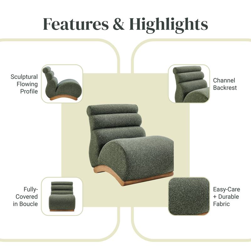 NPD Furniture Lucius Boucle Accent Chair