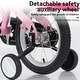 preview thumbnail 33 of 53, 18 Inch Sporty Kids Bike with Training Wheels and Stand Adjustable Saddle, Aged 5-10 years tall Height 39-49 inches