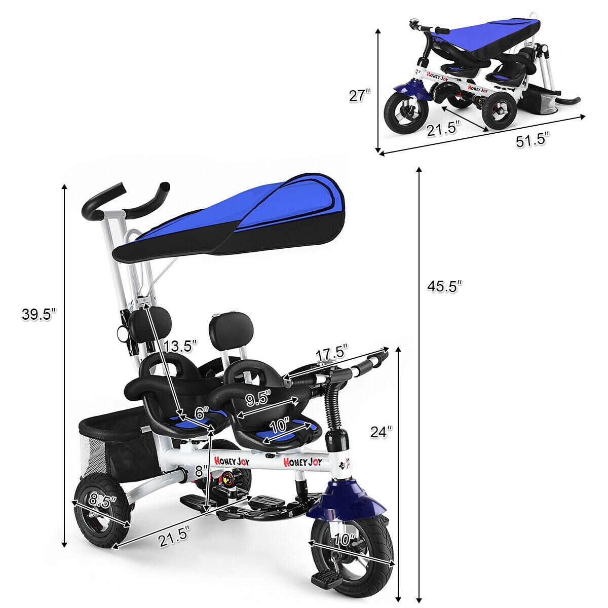 Gymax tricycle hot sale