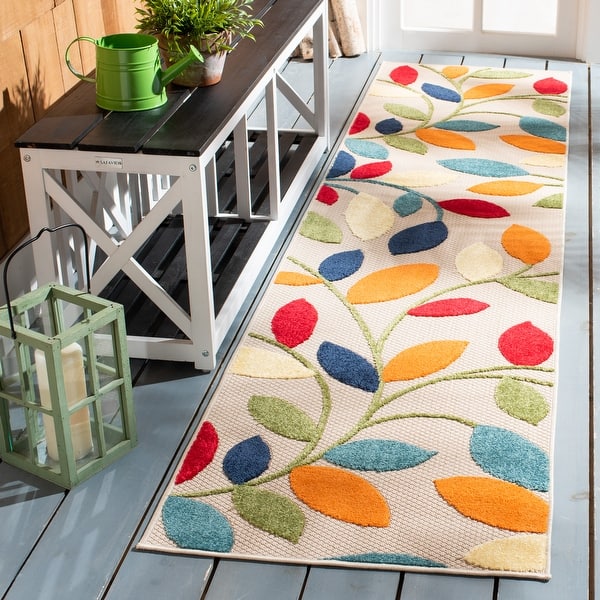 SAFAVIEH Cabana Boushra Indoor/ Outdoor Waterproof Patio Rug - On