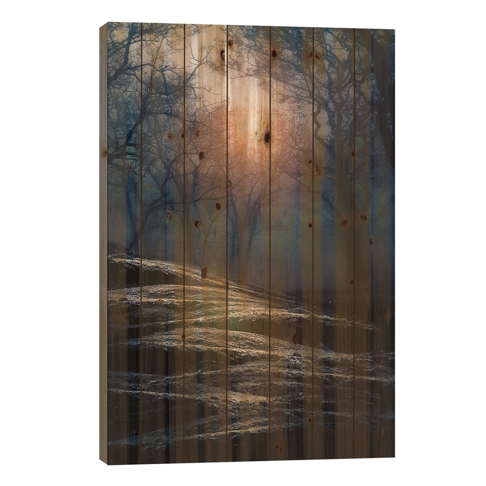 From Small Beginnings And Big Endings I Print On Wood by Viviana Gonzalez - Multi-Color