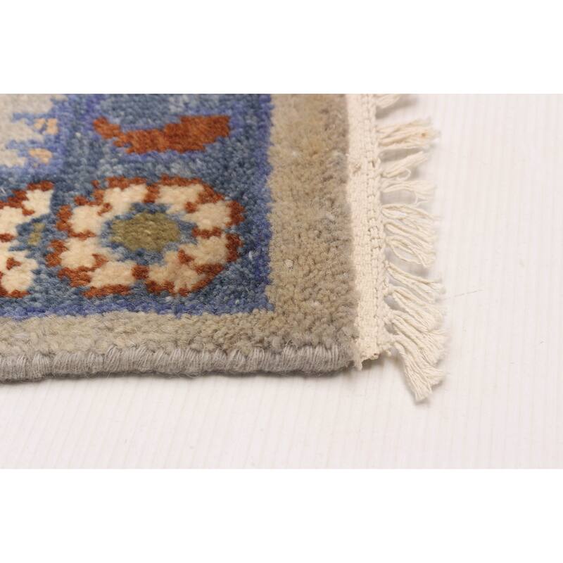 ECARPETGALLERY Hand-knotted Jules Serapi Light Grey Wool Rug - 7'11 x 10'1