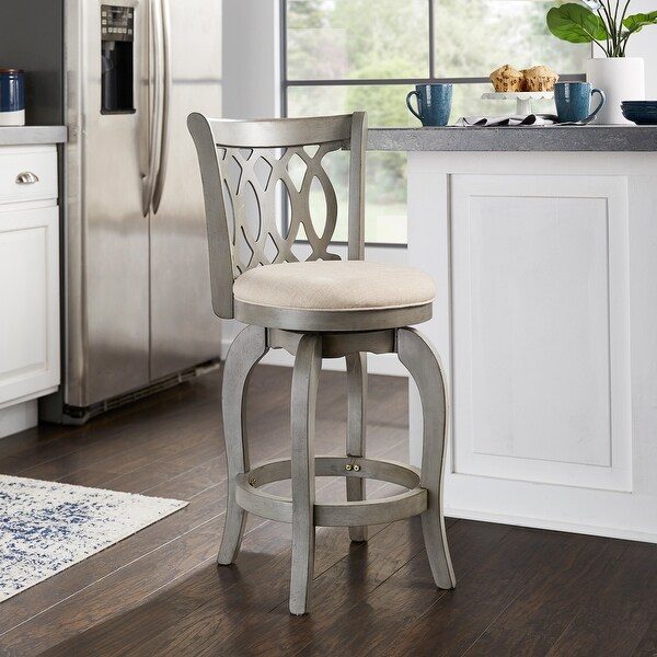 Verona Swivel 24 inch Counter Height Stool by iNSPIRE Q Classic On Sale Bed Bath Beyond 4101678