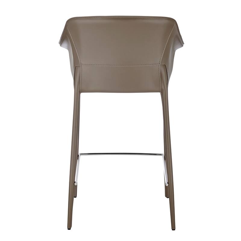 NPD Furniture Callie Recycled Leather Counter Stool