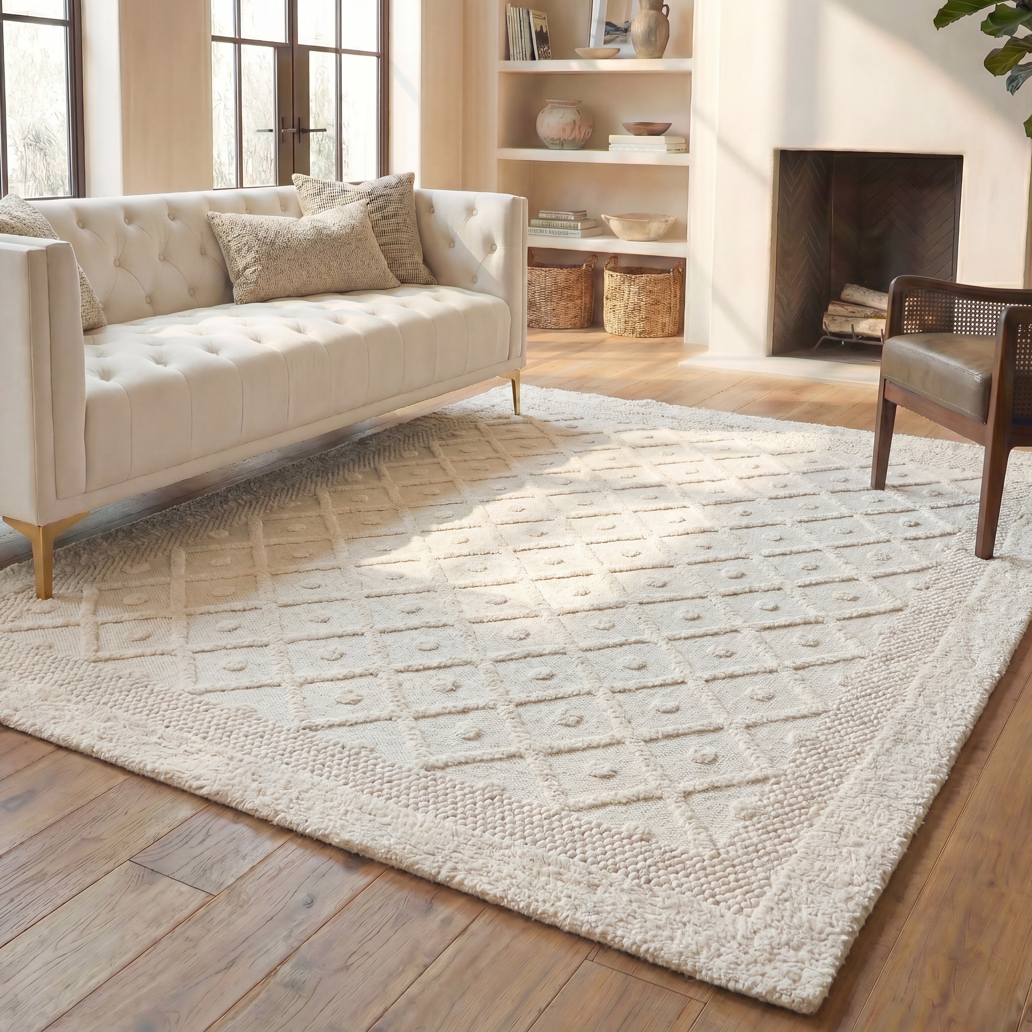 SAFAVIEH Hand-knotted Kenya Treasa Southwestern Tribal Wool Rug