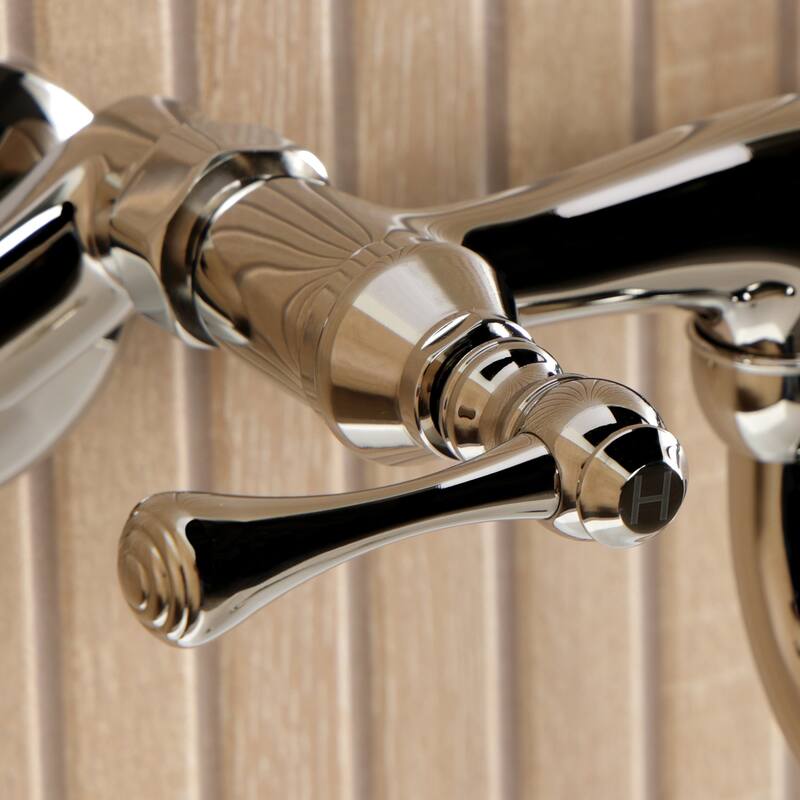 Kingston Brass Kingston Two-Handle 2-Hole Wall Mount Bathroom Faucet