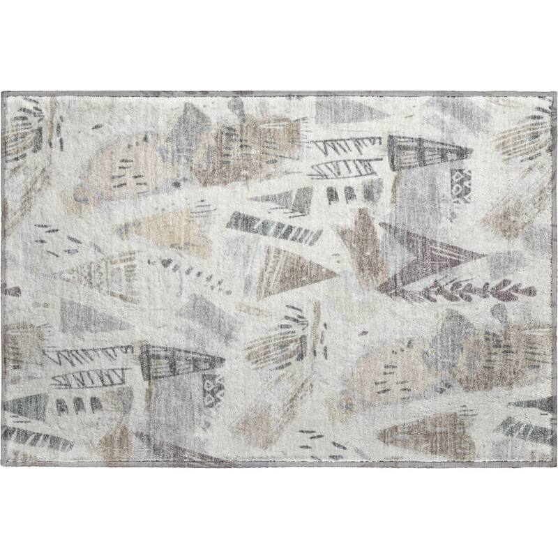 Premium Washable Super Soft Abstract Fragments Mayfield Rug