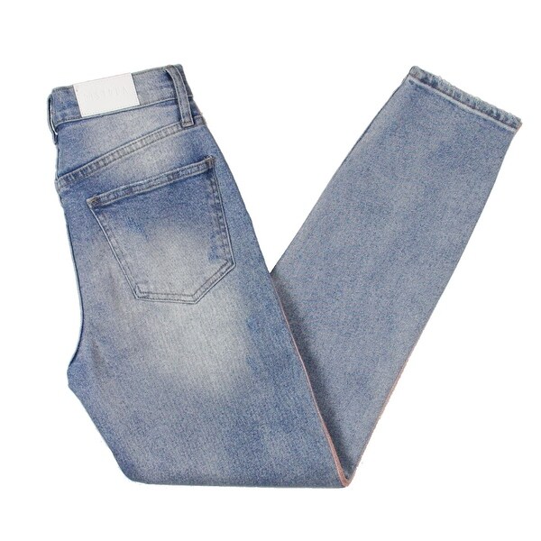 womens blue mom jeans