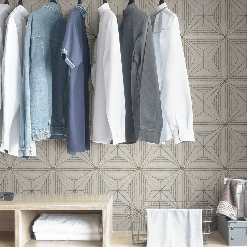 Scott Living Gold Aurum Self Adhesive Wallpaper