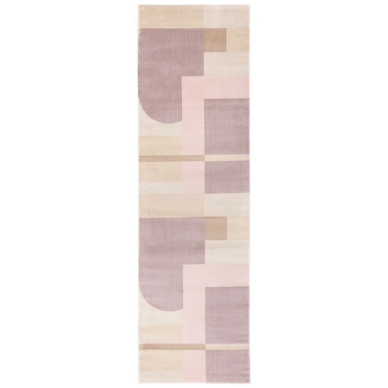 SAFAVIEH Orwell Theodocia Mid-Century Modern Rug - 2'2" x 9' Runner - Pink/Purple