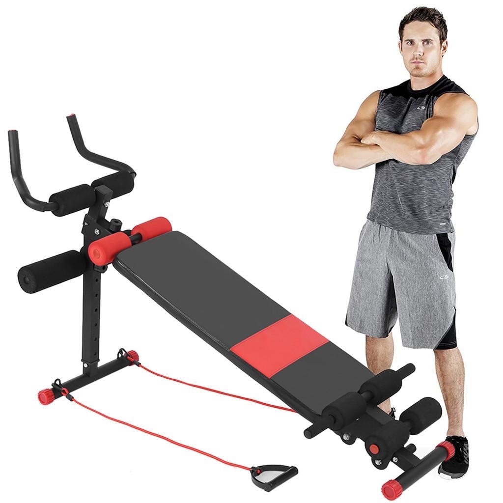 Height adjustable Abdominal Trainer Push up Exercise Beauty Waist Machine Sit ups Foldable Home Training Equipment Bed Bath Beyond 34863696