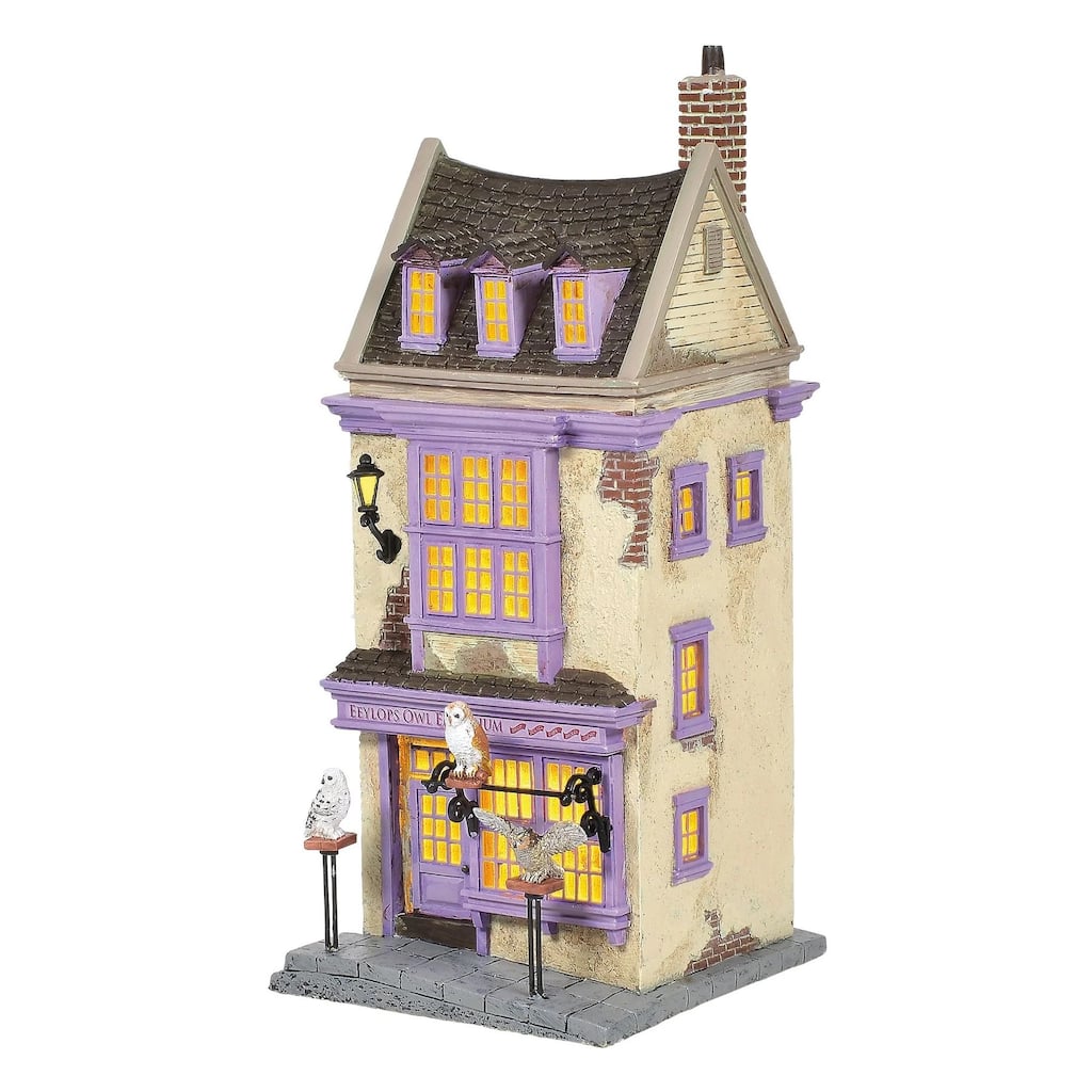 Department 56 Harry Potter Village Eeylops Owl Emporium Lighted Building - 6005614