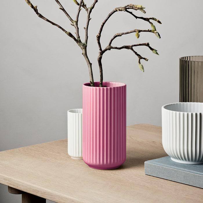 Lyngby Porcelæn Vase, Purple - H: 8.1"