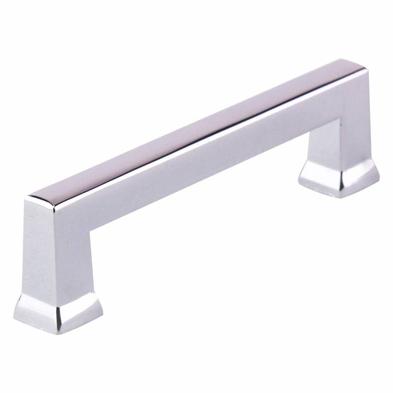 5 Pack Drawer Pulls - 4.2"L x 0.4"W - Polished Chrome