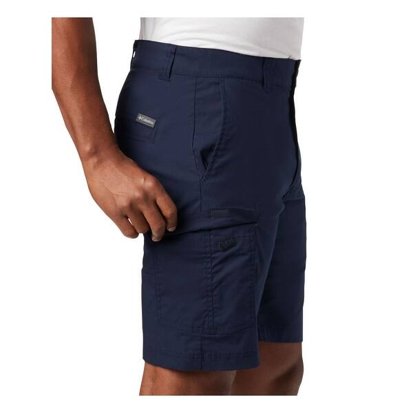 Columbia Men's Brentyn Trail Regular Fit Stretch Cargo Shorts Blue Size