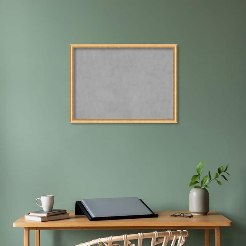 Amanti Art Salon Scoop Gold Framed Magnetic Board