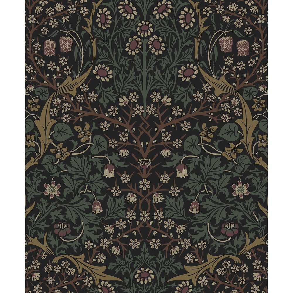 NextWall Victorian Garden Floral Peel and Stick Wallpaper