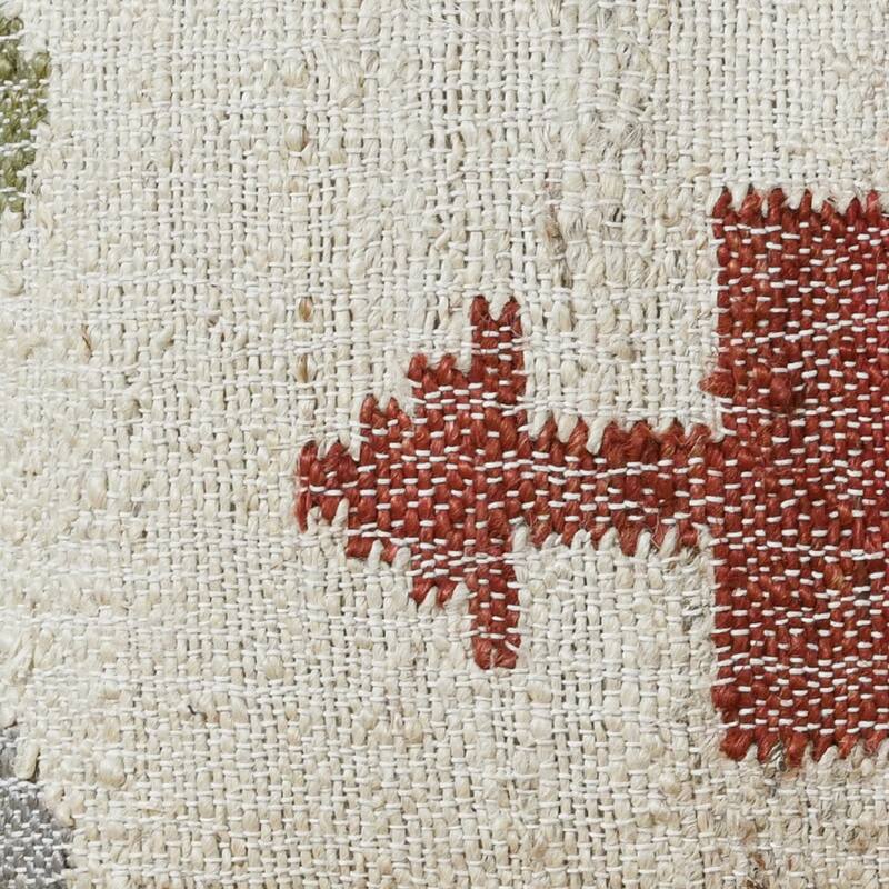 Sevita Southwestern Upholstered Mango Wood Accent Bench - 47" W x 16" D x 18" H