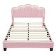 preview thumbnail 47 of 48, Upholstered bed with LED lights