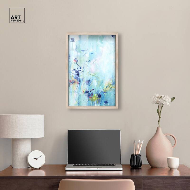 Heavenly Blue I Shadowbox by Art Remedy