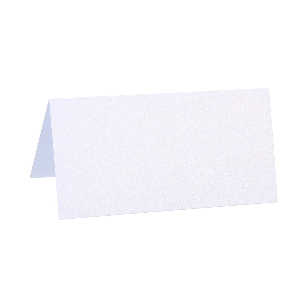 Table Name Place Cards,25Pcs Favor Decor Foldable Blank Card, White