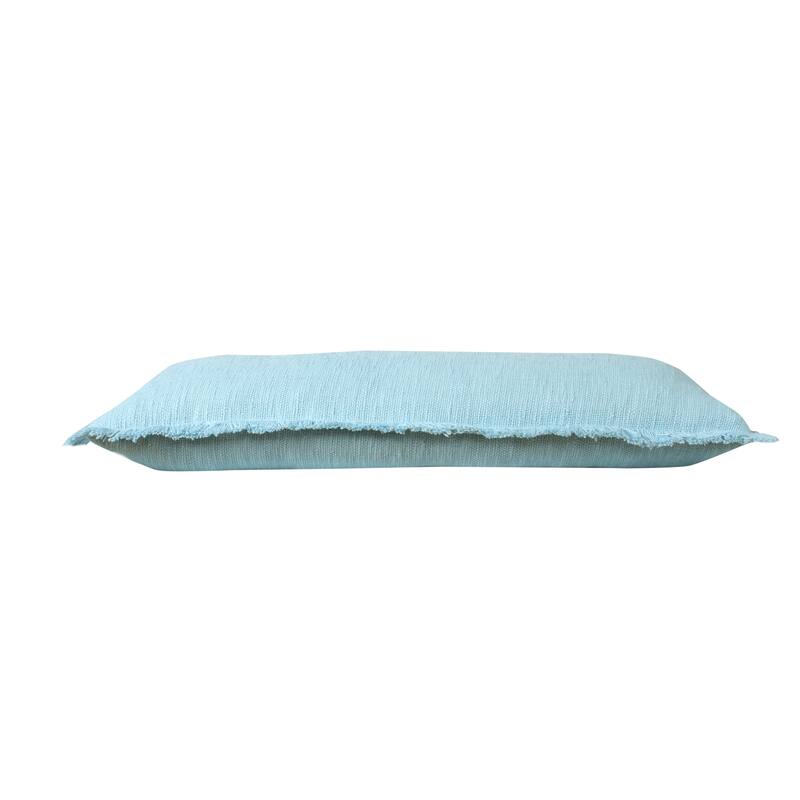 Hidalgo Solid Fringed Throw Pillow by Sevita