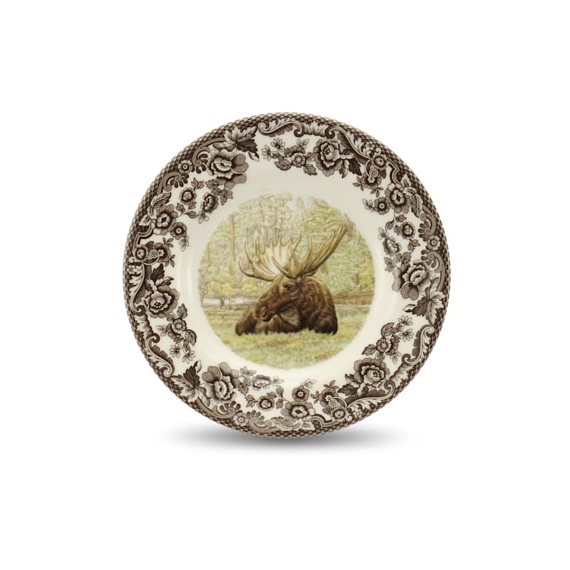 Spode Woodland Bread and Butter Plate - 6" - Moose