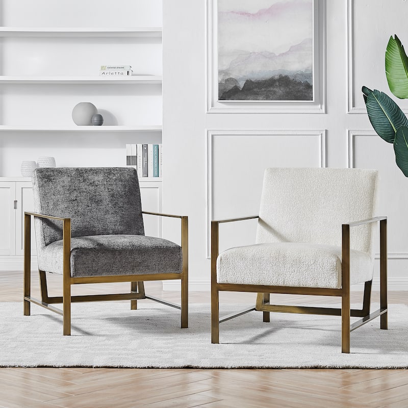 NPD Furniture Francis Fabric Accent Arm Chair