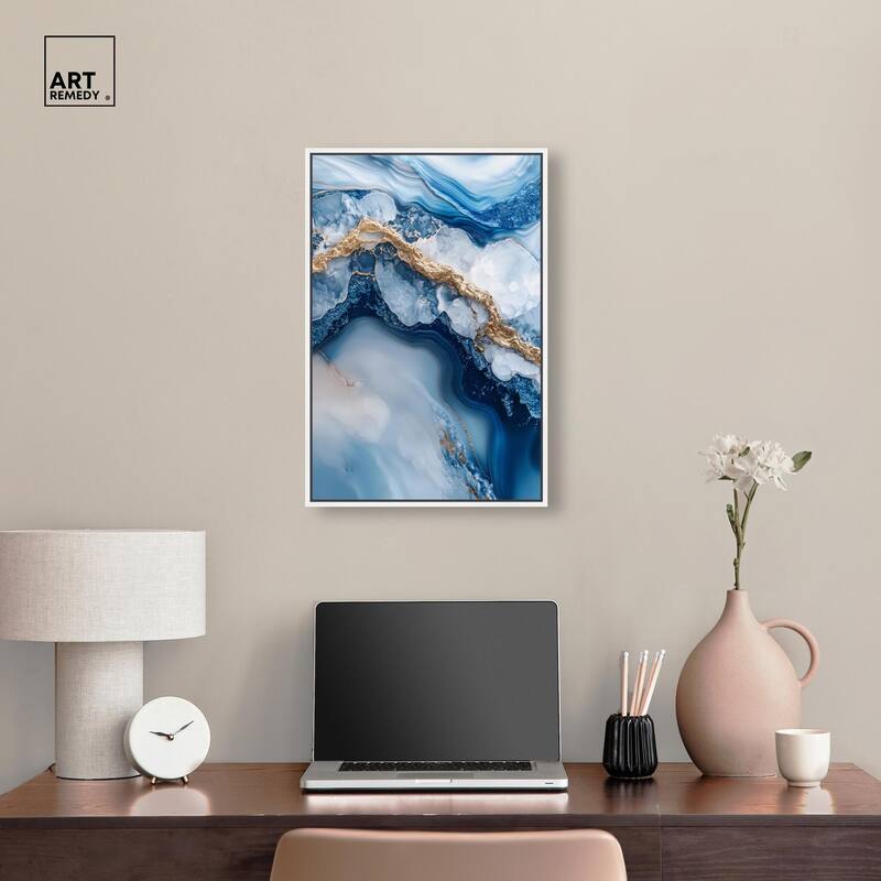 Molten Topaz II Canvas by Art Remedy