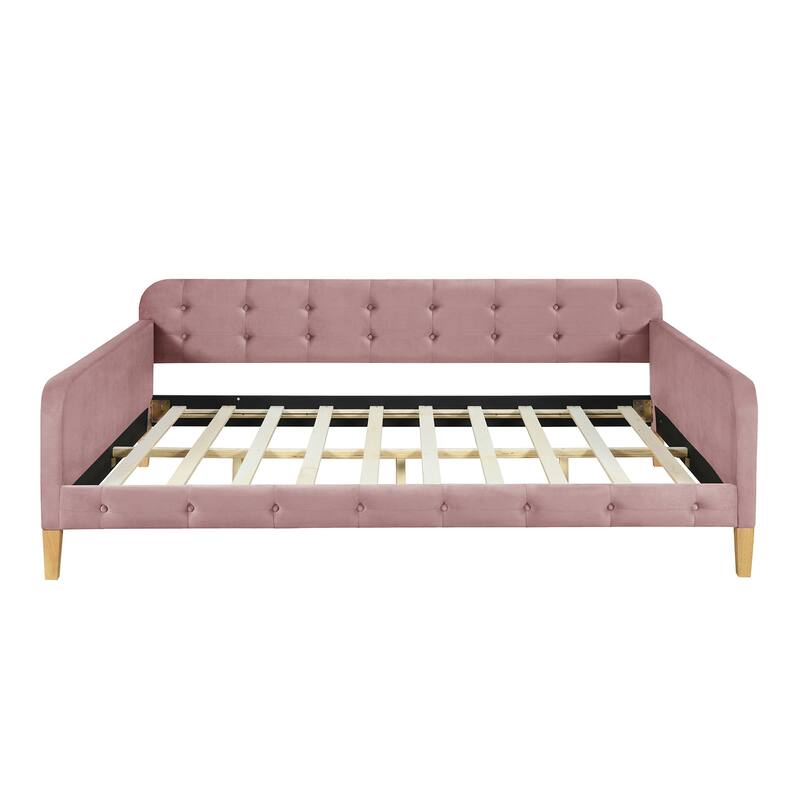 Full Size Upholstered Dayed with 4 Support Legs