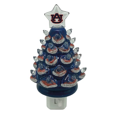 6.5" Auburn Xmas Tree Nite Lite