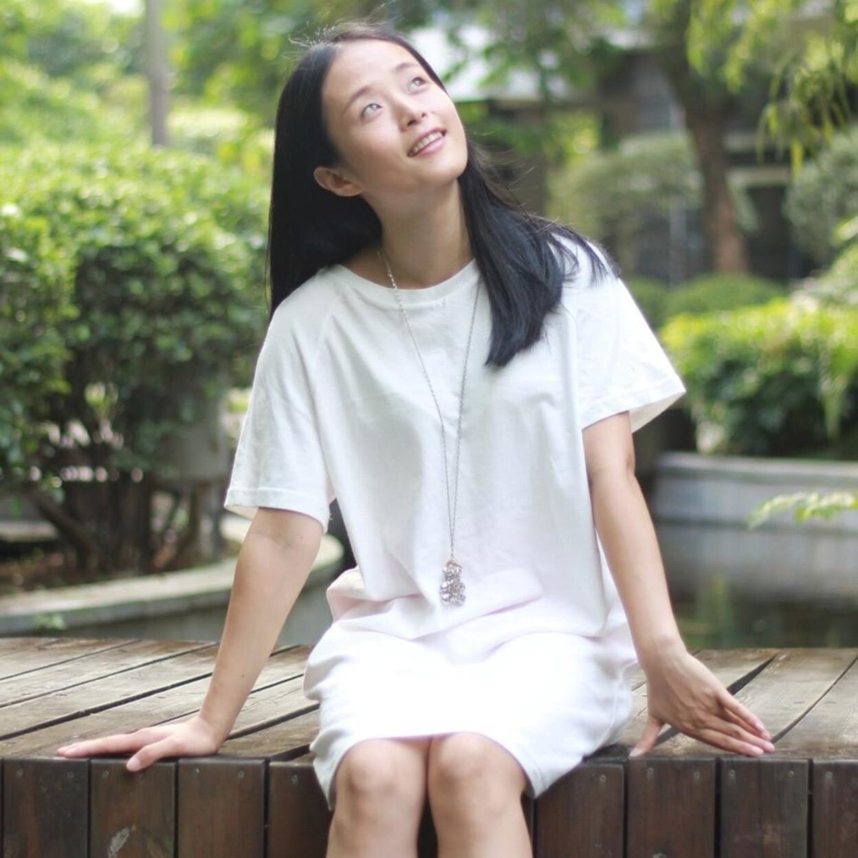 Shop Style Casual Women Clothing Cotton Linen Loose Dress O Neck