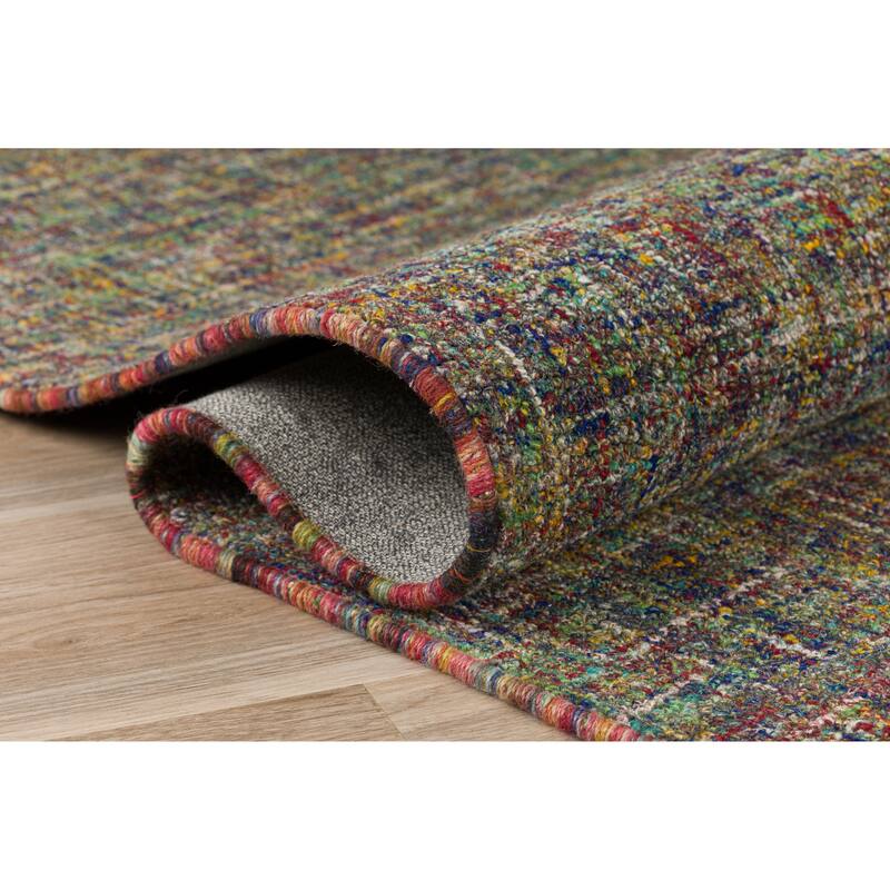 Addison Winslow Active Solid Wool and Viscose Area Rug