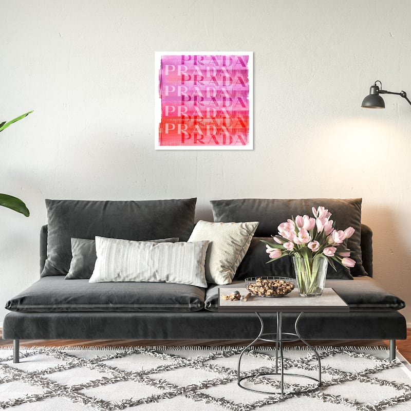 Wynwood Studio Prints Fashion and Glam Sugar Pop Purple and Magenta Glam Wall Art Canvas Print - 20 x 20