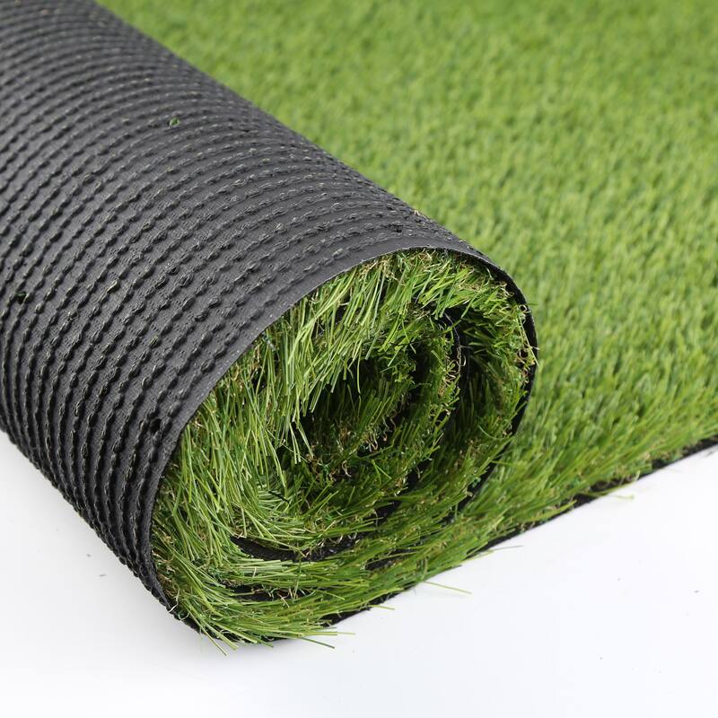 ALEKO Artificial Synthetic Landscape Fake 5 x 15 ft Grass Lawn Carpet Mat Turf - 5 x 15 ft