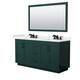 Option Green, Black Trim, White Quartz Top