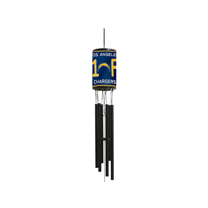 NFL Wind Chime, #1 Fan with Team Logo, Los Angeles Chargers