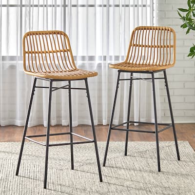 Lifestorey 24-inch Greenville Counter Stool- Set of 2